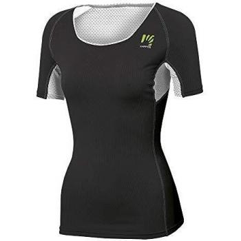 Karpos Sassongher - Camiseta funcional para mujer, color Blanco y negro., tamaño medium