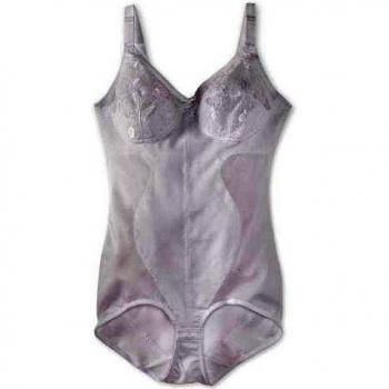 Naturana Lace Cup Corselette - Body para mujer, color blanco, talla 105E