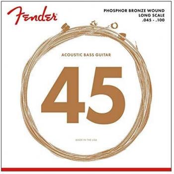 Fender 8060 Phosphor Bronze Long Scale Acoustic Bass Strings (45-100)
