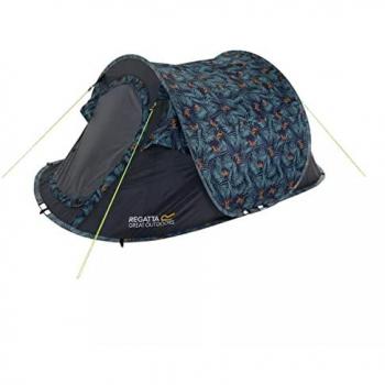 Tienda Campaña Pop-Up Regatta Malawi 2 para 2 Personas, Impermeable, Diseño Hawaiano