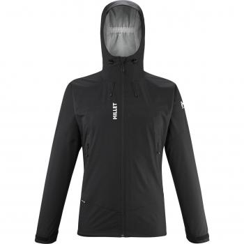 Chaqueta de hombre Millet Fitz Roy con capucha negra pura - XS