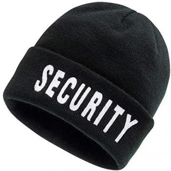 Brandit Unisex Black Security Beanie - One Size