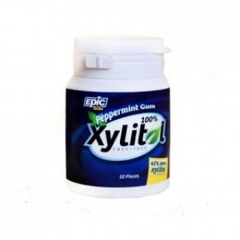 Goma de xilitol dental Epic, menta 50 ct