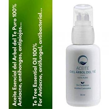 Aceite de Arbol de Té Roll on - Para Masaje - Para la Cara y Cuerpo - Tratamiento para El Acné, los Piojos y las enfermedades de la Piel- 30 ml