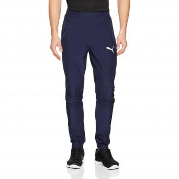 Puma Liga Sideline Woven Pants Pantalón, Hombre, Negro Black White, S