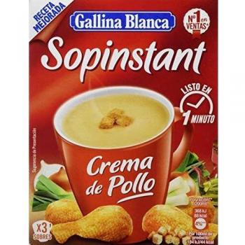 Gallina Blanca Sopinstant Crema de Pollo con Picatostes, 63g
