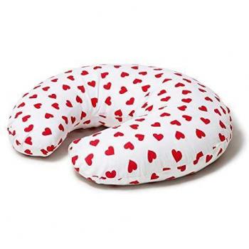 Niimo Cojin Lactancia Bebè Funda Cojin 100% Algodòn Extraíble y Lavable Almohada Multifuncional para Madre y Bebé Relleno de Fibra de Poliéster