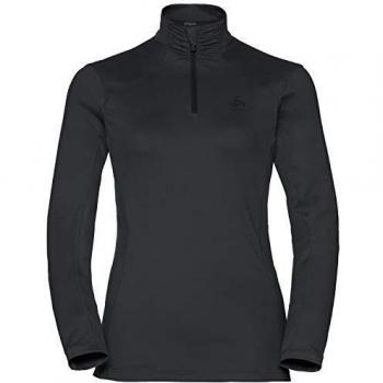 Odlo Midlayer 1/2 Zip STEEZE Sudadera, Mujer, Gris Grafito, Extra-Large