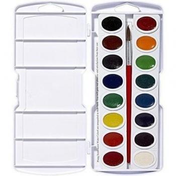 Prang colori 16-Pkg assortite torte di pittura ad acquerello