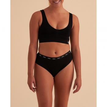Pack de 2 bragas bikini menstruales de algodón con gran absorción - Logos+Boston