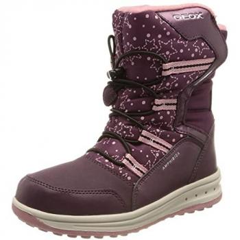 Botas de Nieve para Mujer y Niña GEOX J26FUA 054FU J ROBY GIRL B ABX C8887 VIOLET-PINK, Multicolor (Violet/Pink), Talla 25 EU