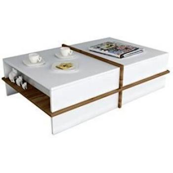 Asir Group LLC 731WAT2806 Wooden Art, Mesa de Centro