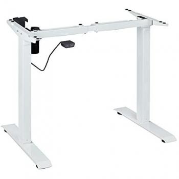 Estructura de Mesa Eléctrica Regulable en Altura, Extensible, 71-121 cm, Acero Blanco