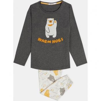 Pijama de niña con manga larga y pantalón largo