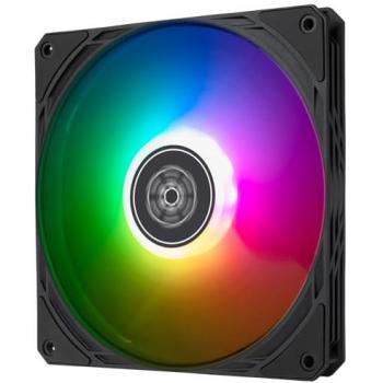 Ventilador PC SilverStone Air Slimmer 140 ARGB, 140 mm, PWM, Negro