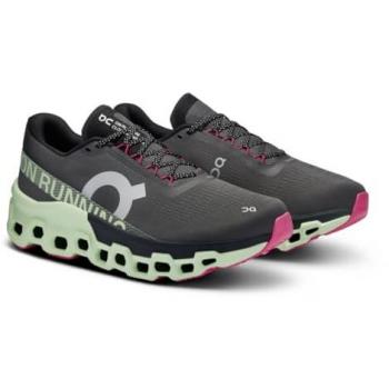 On Cloudmonster 2 Men's Running Shoes - Black Asphalt Green - Size 44