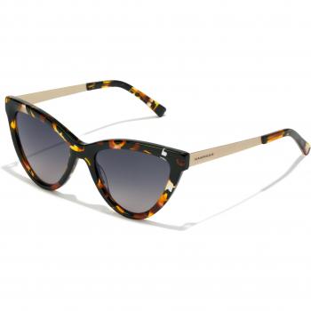 HAWKERS Cosmo-Floral Smoky Gafas de Sol para Hombre y Mujer, Negro Degradado/Carey, montura combinada ojo de gato