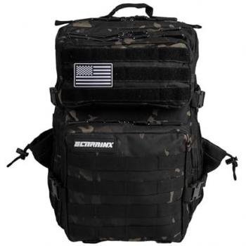 ELITRAINX 25L Tactical Backpack Black Camouflage for Sports and Travel