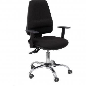 Silla Elche S 24 horas bali negro con refuerzo lumbar