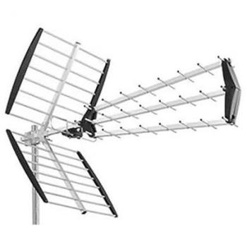 Antena Digital Exterior UHF DVB-T 28 dB HD 43 Elementos DQ-655