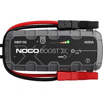 NOCO Boost X GBX155 4250A 12V UltraSafe Portable Lithium Jump Starter, Car Battery Booster Pack, USB-C Powerbank Charger, and Jump Leads for up to 10.0 Liter Petrol and 8.0 Liter Diesel Engines 