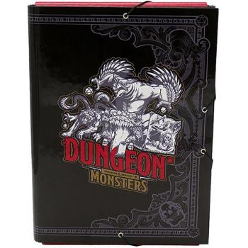 Dragones y Mazmorras - Carpeta de Solapas con Gomas, Archivador Carpesano Clasificador, Color Negro, Producto Oficial D&D (CyP Brands)