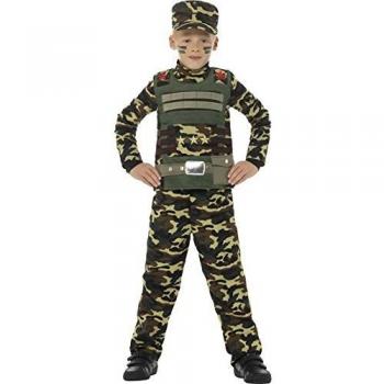 Disfraz de Soldado Camuflaje para Niño - Talla S