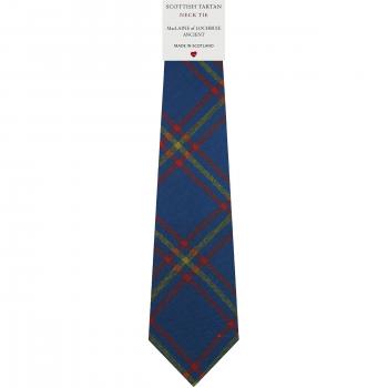 Mens All Wool Tie Woven Scotland - MacLaine of Lochbuie Ancient Tartan