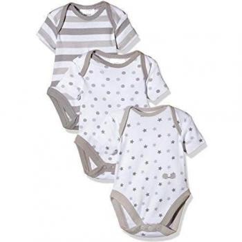 Twins 1 018 53 - Body Bebé Niños, Paquete de 3, multicolor