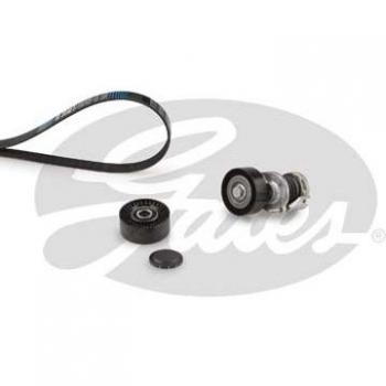 Juego de correas trapeciales poli V GATES K016PK1550XS