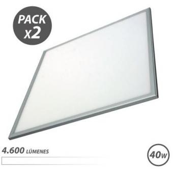 Elbat Pack 2 Paneles LED 60X60 40W 4600LM - Color Blanco