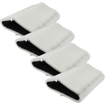 4x Filtro Hepa H12 Repuesto Compatible con Blueair Blue Pure 411, Joy S, 411+ Mini, 3210 Artic Trail - Purificador de Aire Vhbw