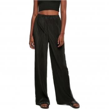 Urban Classics Women's Black Plisse Dress Pants