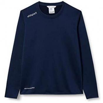 uhlsport Essential Training Top Camiseta De Entrenamiento, Hombre, Azul Marino/Blanco, 116