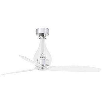 Ventilador de Techo Mini Eterfan Transparente con Motor DC y Control Remoto - 128 cm