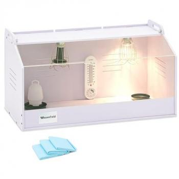 Caja para criar pollitos Wiesenfield - hasta 36 °C - 78 x 40 x 42 cm