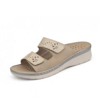 Sandalias Fly Flot D74 SV para mujer en color beige