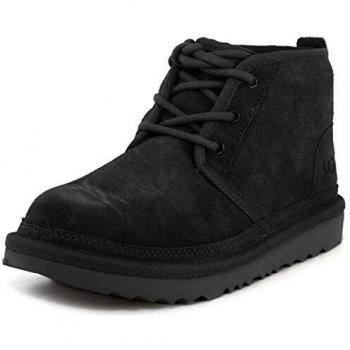 UGG® Kids' Neumel II Suede Chukka Boots - Classic Black, Size 3K