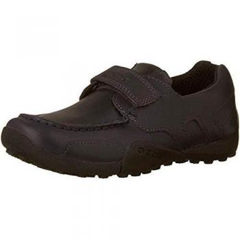 Geox J W.snake Moc B - Mocasines Niños, Negro