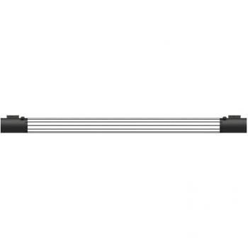 Aplique de pared LEDBOX VALO negro con tecnología LED T8