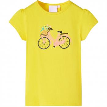 Camiseta infantil amarilla 116