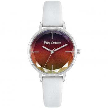 Juicy Couture Women's Quartz Watch JC1327RBWT (Ø 34mm) Silver/White/Multicolored