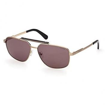 Guess GU00054 Gold Metal Sunglasses for Men - One Size