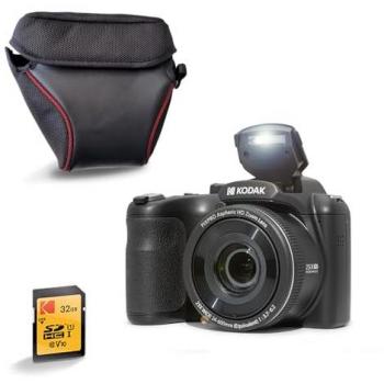 Cámara Digital Bridge KODAK Pixpro AZ255, 16 MP, Zoom Óptico 25x, Video Full HD 1080p, Gran Angular 24 mm, Estabilizador de Imagen, Pantalla LCD de 3