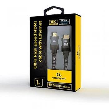 Gembird Select Plus Series Cable HDMI 2.1 8K 60Hz con Ethernet Trenzado 1m Negro