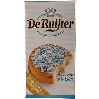 De ruijter | Comida holandesa | De Ruijter asperja azul-blanco con sabor de anís | Holandés asperja | 9.87 onza de peso total | 280 gramos Total