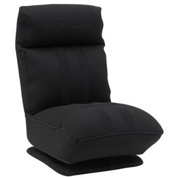 Sofá Gaming Ergonómico Mars Gaming MGC-Throne, Base Rotativa 360º, Respaldo y Reposacabezas Ajustables, Espuma Alta Densidad, Negro