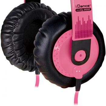 iDance SeDJ-800 Pink Over Ear Headphones with Thick Padding for iPod/iPad/iPhone