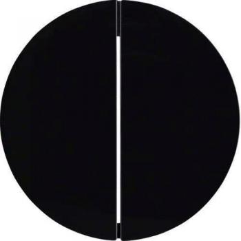 Berker 16232045 Black Glossy Cover Plate for R1/R3 Switches