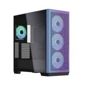 GAB APNX C1 Mid-Tower Cristal Templado USB-C ChromaFlair